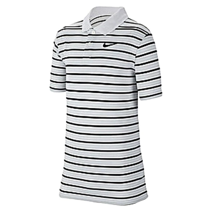 Nike Dri-FIT Victory Striped Golf Polo White/Pure - FW20 Men