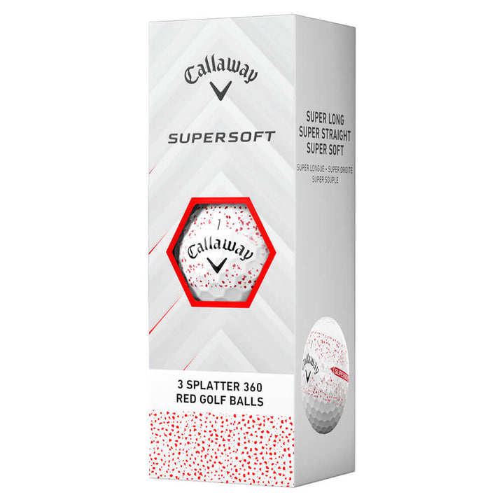 Callaway Supersoft Splatter 360 Golf Balls - 25