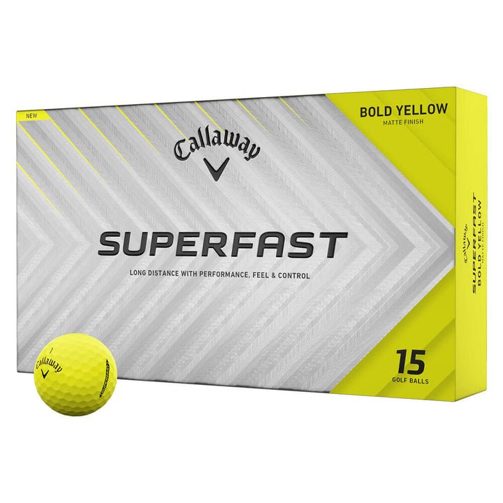 Callaway Superfast 15-Balls Pack Golf Balls - 25