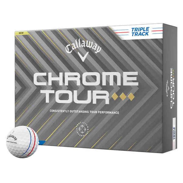 Callaway Chrome Tour Triple Diamond Triple Track Golf Balls - 25
