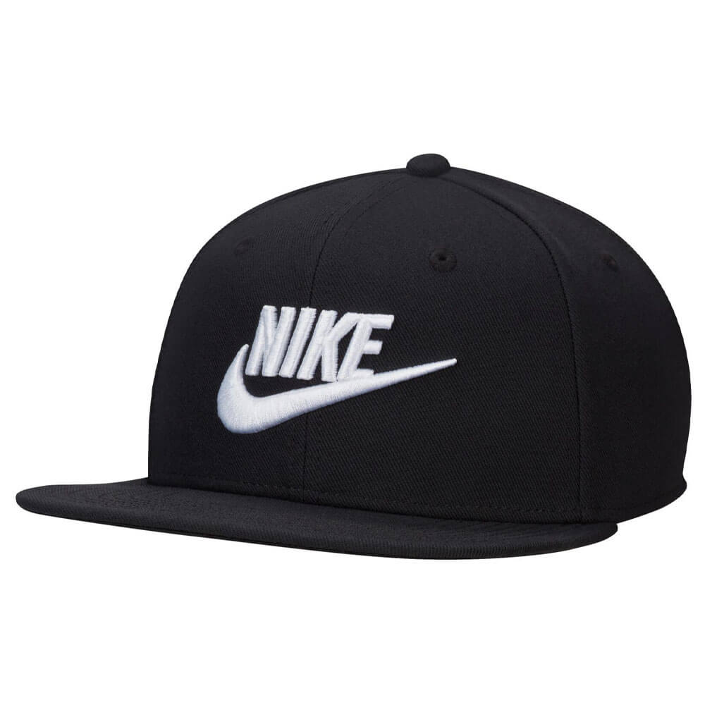 Nike Dri-FIT Pro Structured Futura Golf Cap Black/Black/Black/White - FW25 Men