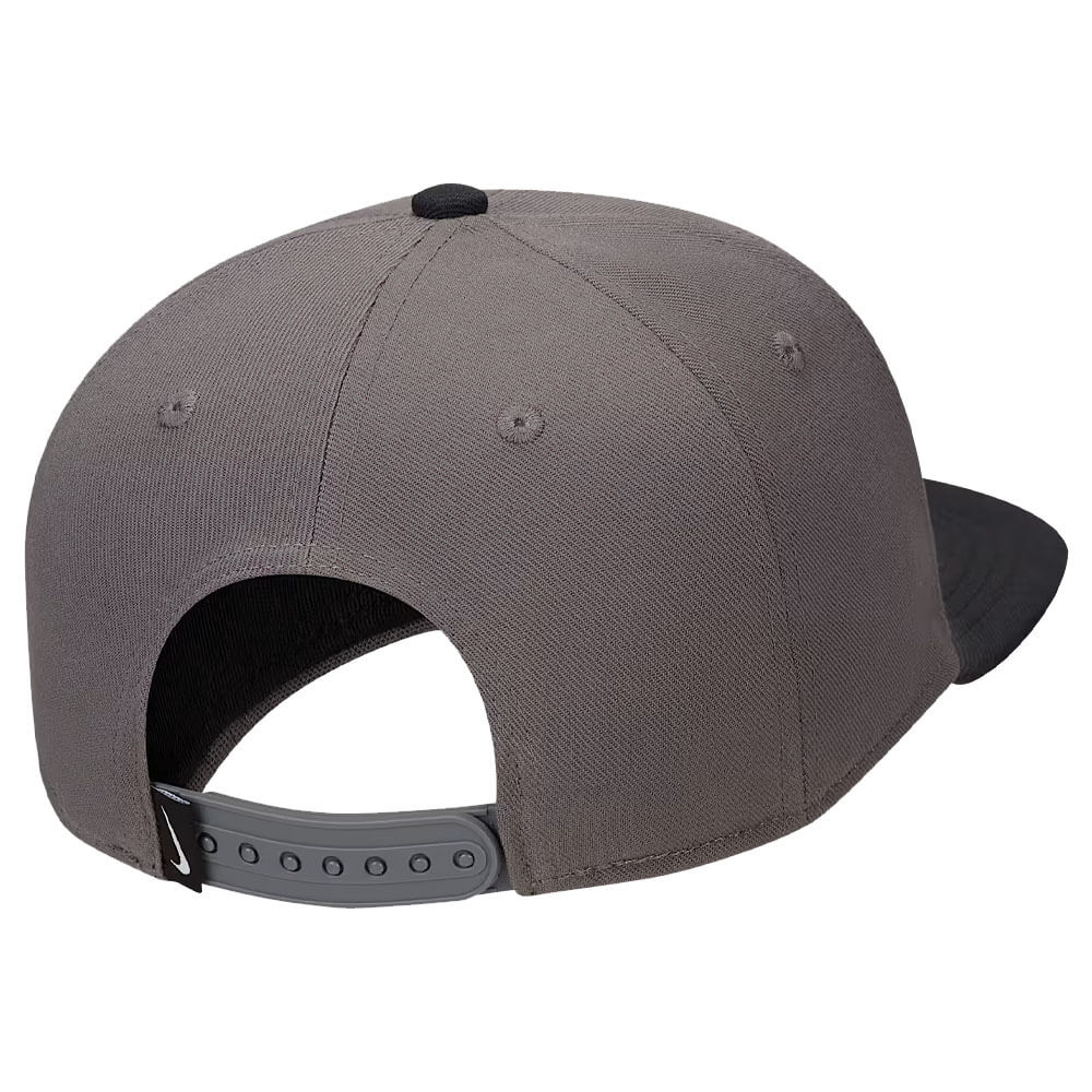 Nike Dri-FIT Pro Structured Futura Golf Cap Iron Gray/Black/Black/White - FW25 Men