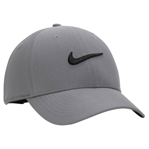 Nike Dri-FIT Club Structured Swoosh Golf Cap Smoke Gray/Black - FW25