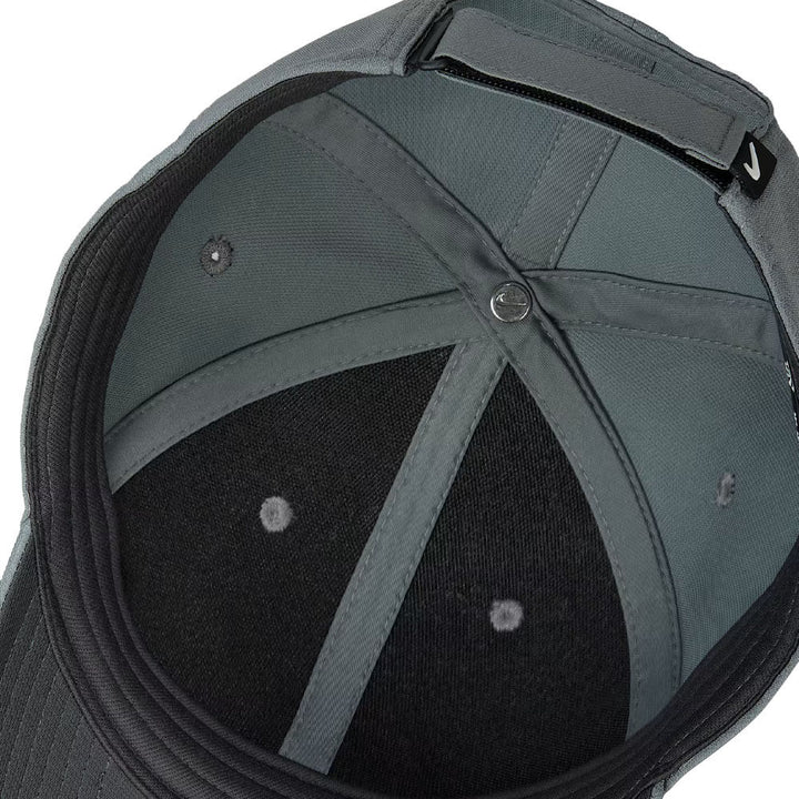 Nike Dri-FIT Club Structured Swoosh Golf Cap Smoke Gray/Black - FW25