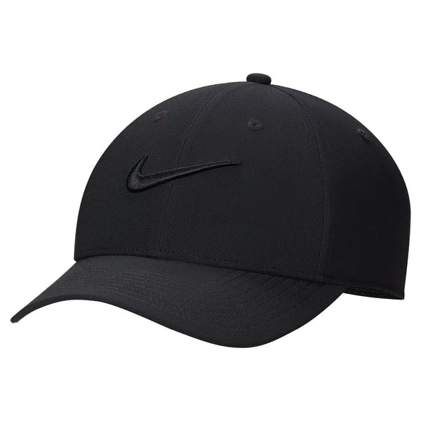 Nike Dri-FIT Club Structured Swoosh Golf Cap Black/Black - FW25