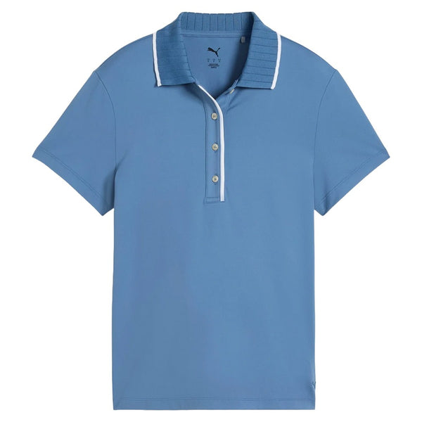 PUMA Cloudspun Bridges Golf Polo Blue Horizon - SS25 Women