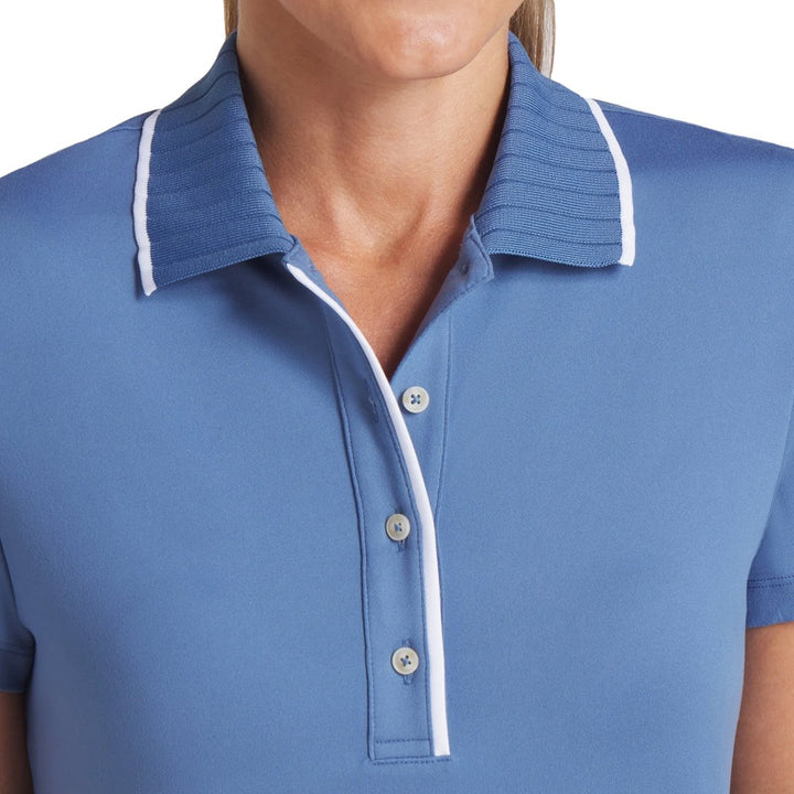 PUMA Cloudspun Bridges Golf Polo Blue Horizon - SS25 Women
