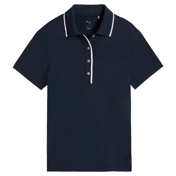 PUMA Cloudspun Bridges Golf Polo Deep Navy - SS25 Women