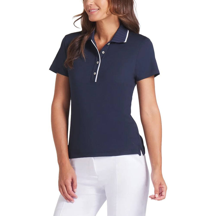 PUMA Cloudspun Bridges Golf Polo Deep Navy - SS25 Women