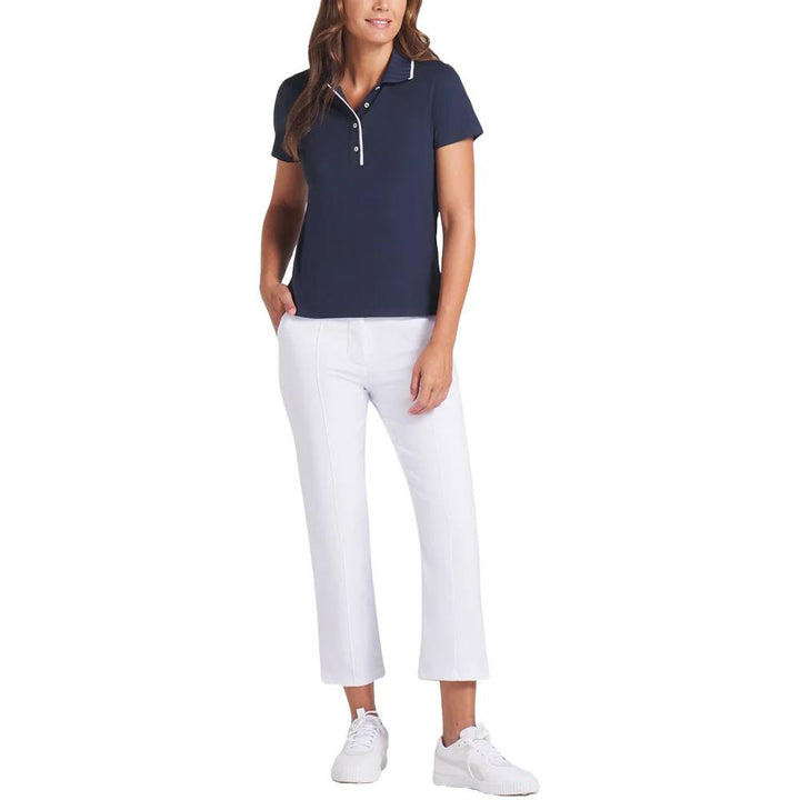 PUMA Cloudspun Bridges Golf Polo Deep Navy - SS25 Women