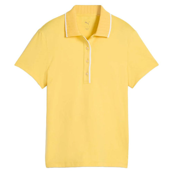 PUMA Cloudspun Bridges Golf Polo Sunny Yellow - SS25 Women