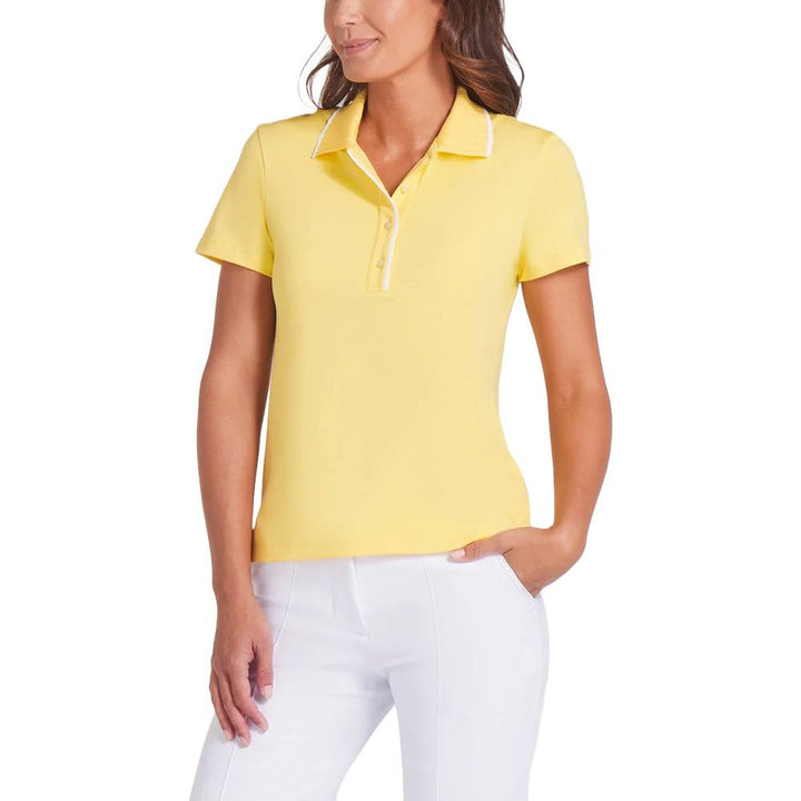 PUMA Cloudspun Bridges Golf Polo Sunny Yellow - SS25 Women