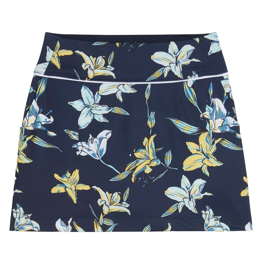 PUMA Blake Knit Lily Floral Golf Skirt Deep Navy - SS25 Women