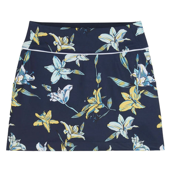 PUMA Blake Knit Lily Floral Golf Skirt Deep Navy - SS25 Women