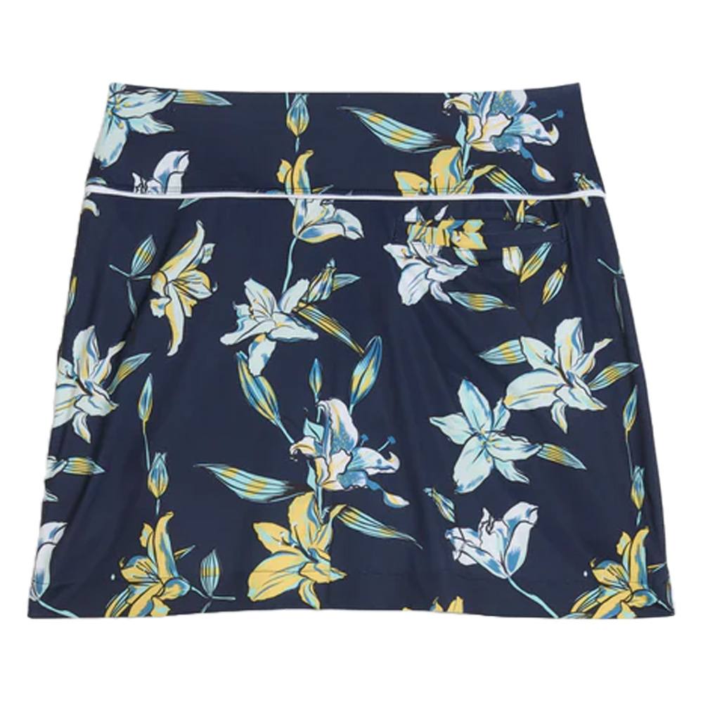 PUMA Blake Knit Lily Floral Golf Skirt Deep Navy - SS25 Women