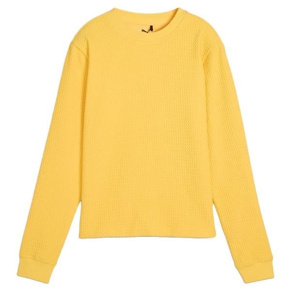 PUMA Boulder Crew Golf Sweater Sunny Yellow - SS25 Women
