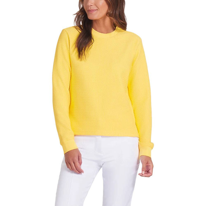 PUMA Boulder Crew Golf Sweater Sunny Yellow - SS25 Women