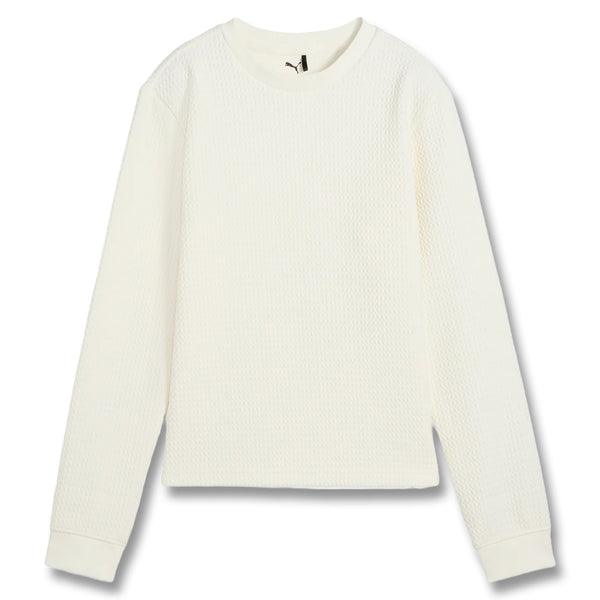 PUMA Boulder Crew Golf Sweater Warm White - SS25 Women