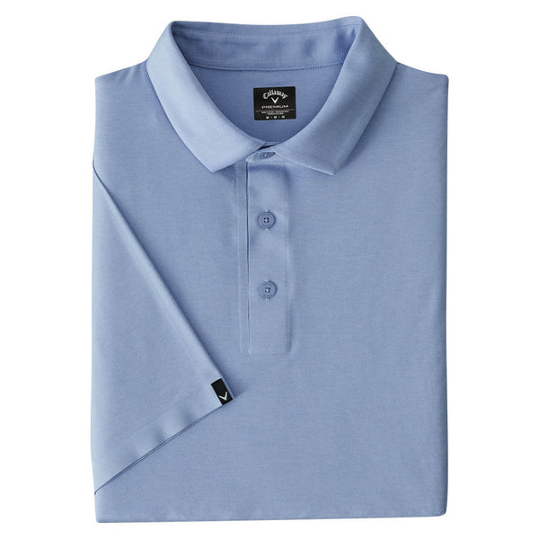 Callaway Premium Heather Soft Touch Golf Polo Chambray Heather - SS25