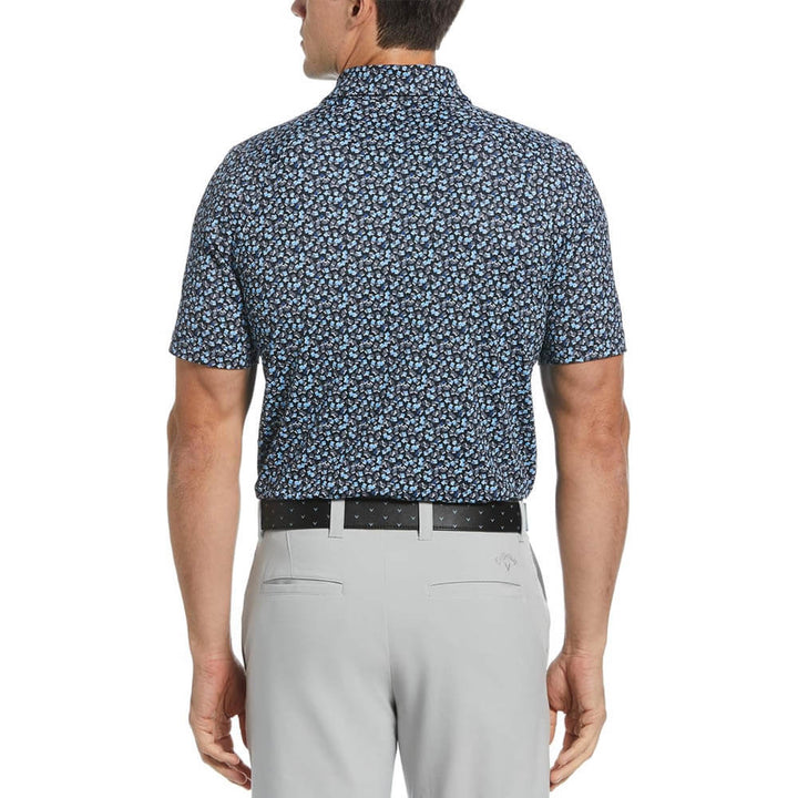 Callaway Polaroid Confetti Print Golf Polo Caviar - SS25