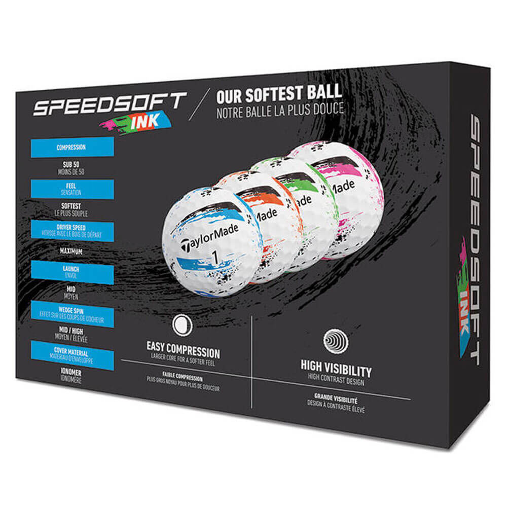 TaylorMade SpeedSoft Golf Balls - 25
