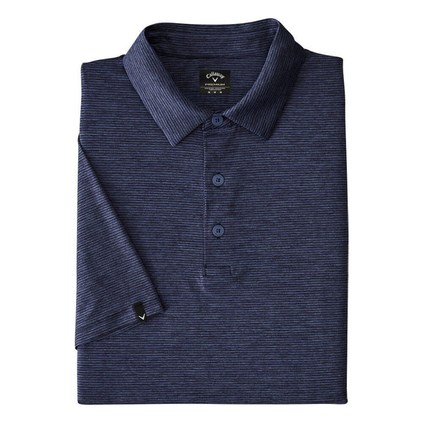 Callaway Premium Fineline Soft Touch Golf Polo Peacoat Heather - SS25 Men