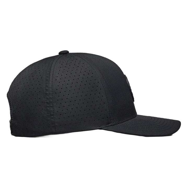 Gfore Perforated Tipped Brim Ripstop Golf Cap Onyx - SP25