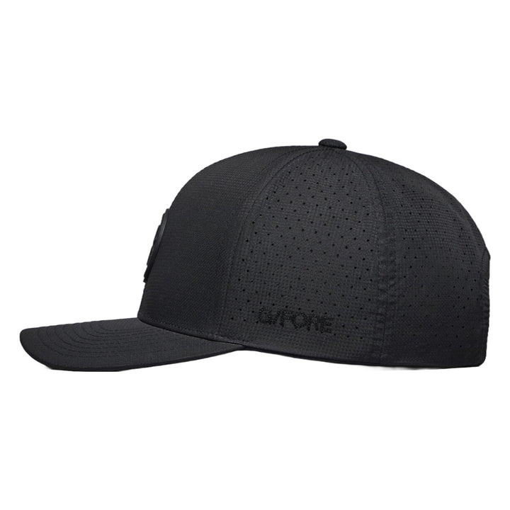 Gfore Perforated Tipped Brim Ripstop Golf Cap Onyx - SP25