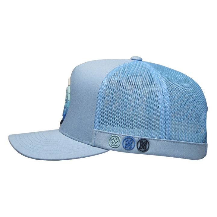 Gfore Gradient Circle G's Cotton Twill Trucker Golf Cap Baja - SP25