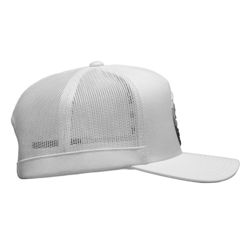 Gfore Gradient Circle G's Cotton Twill Trucker Golf Cap Snow - SP25