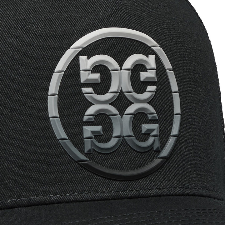 Gfore Gradient Circle G's Cotton Twill Trucker Golf Cap Onyx - SP25