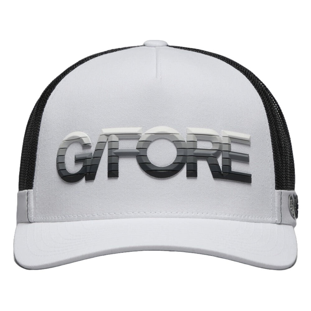 Gfore 3D Ombre G/Fore Cotton Twill Trucker Golf Cap Snow - SP25