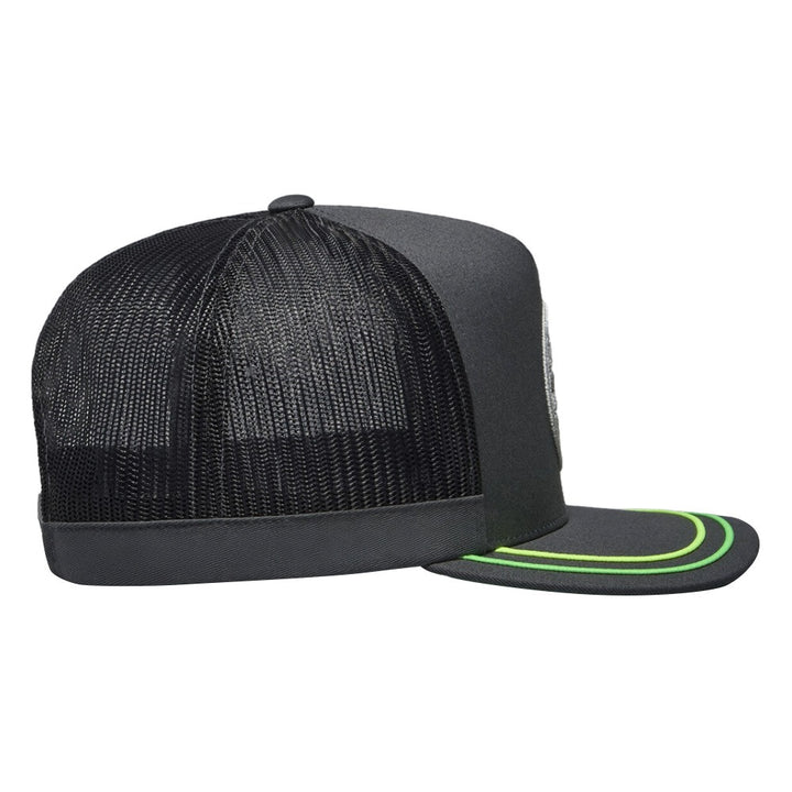 Gfore Soutache Knit Interlock Tall Trucker Golf Cap Charcoal - SP25