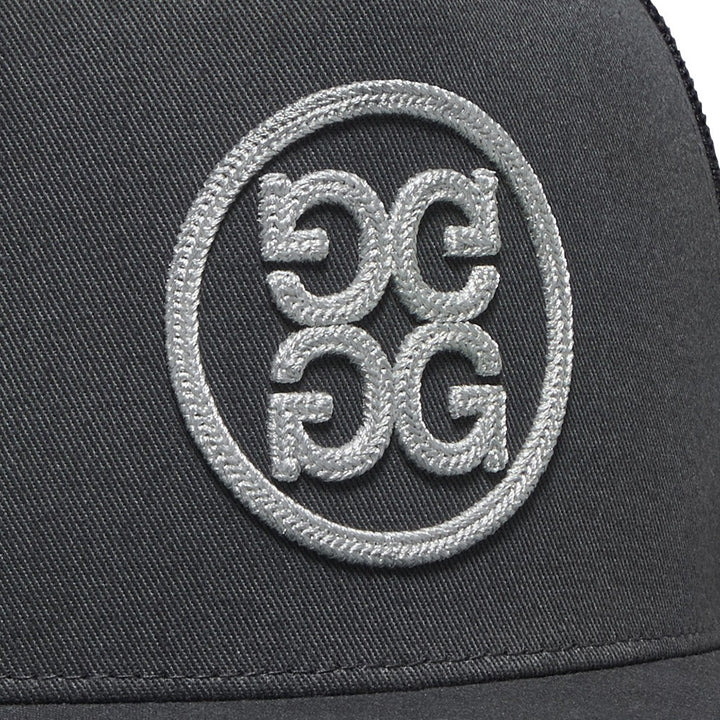 Gfore Soutache Knit Interlock Tall Trucker Golf Cap Charcoal - SP25