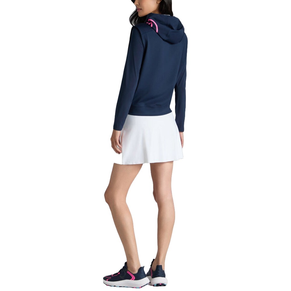 Gfore Pray For Birdies Double Knit Brushed Back Cropped Hoodie Golf Jacket Twilight - SP25 Women