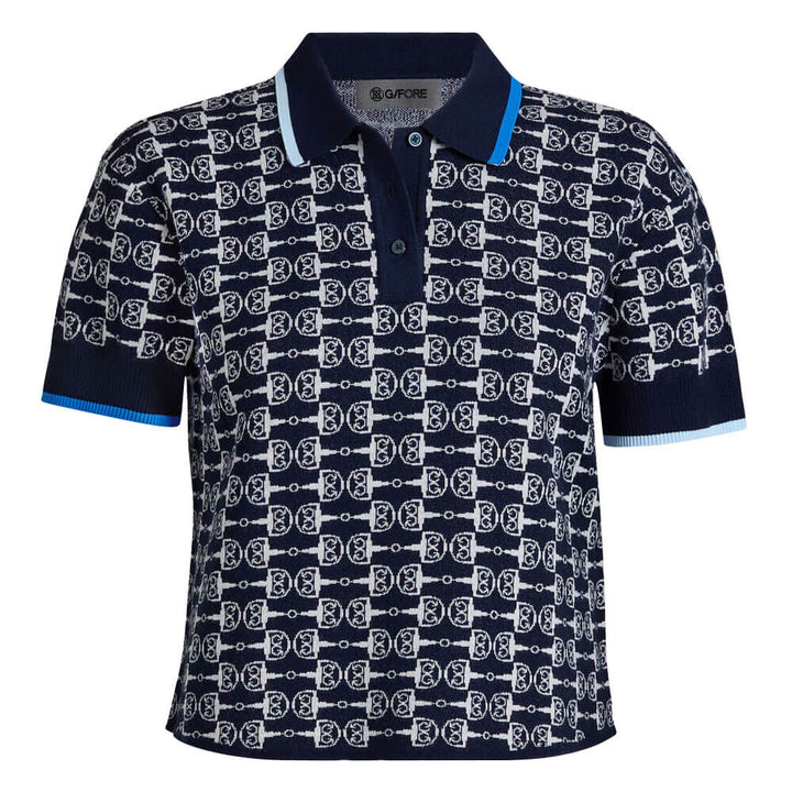 Gfore G Link Merino Wool Golf Polo Twilight - SP25 Women