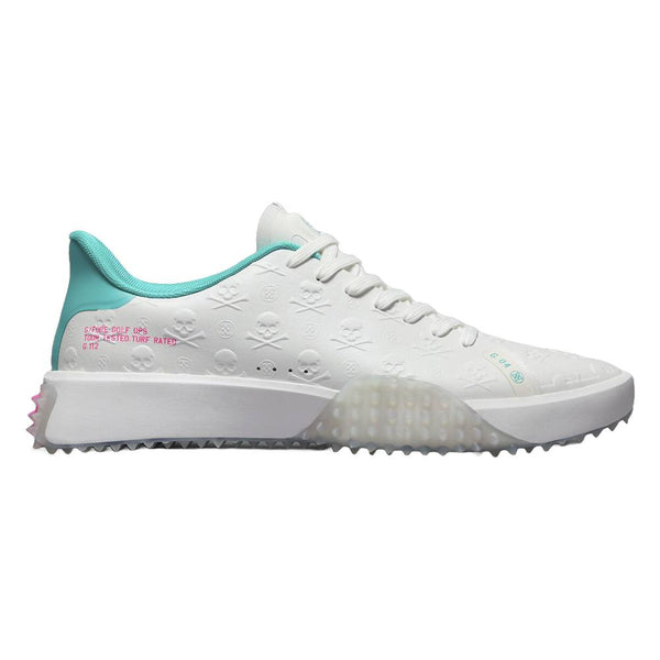 Gfore G.112 Embossed Skull & Tees Spikeless Golf Shoes Snow/Sardinia - SP25