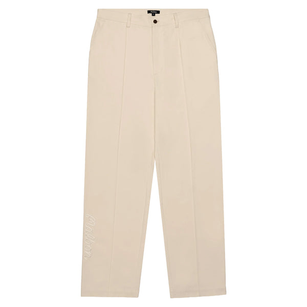 Malbon Cannes Pleated Trouser Golf Pants Ivory - SS25