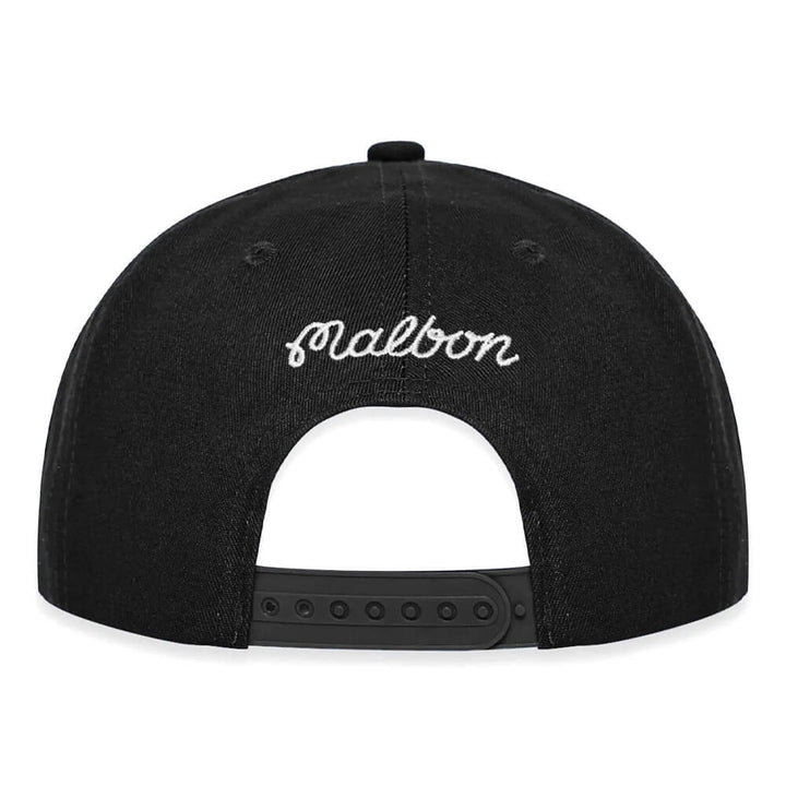 Malbon M Script Chainstitch Painters Golf Cap Black - SS25 Men