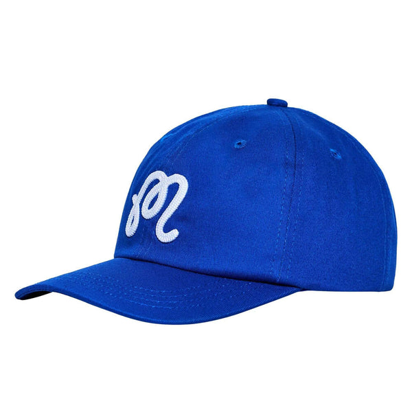 Malbon M Script Chainstitch Painters Golf Cap Blue - SS25 Men