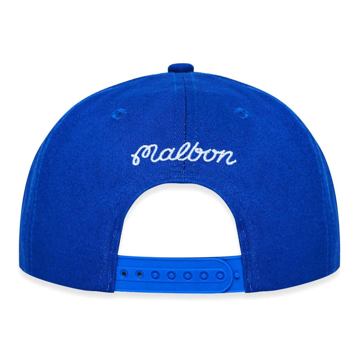 Malbon M Script Chainstitch Painters Golf Cap Blue - SS25 Men