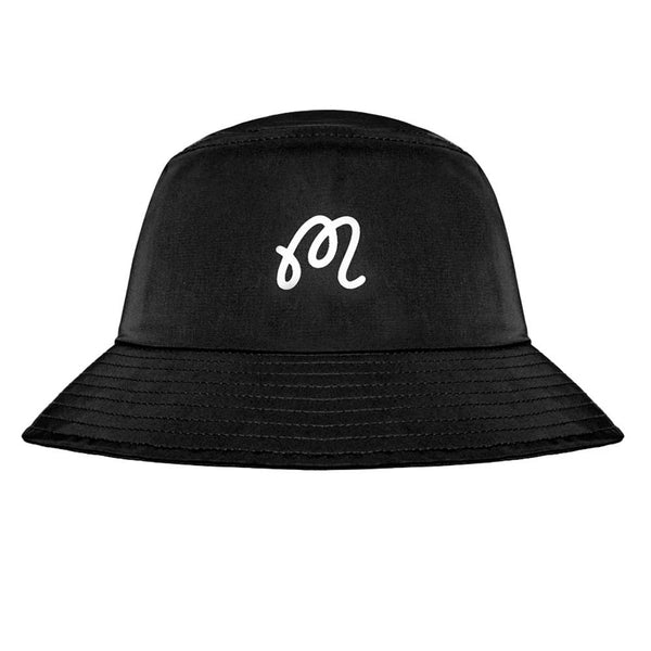 Malbon Menton Nylon Golf Bucket Hat Black - SS25