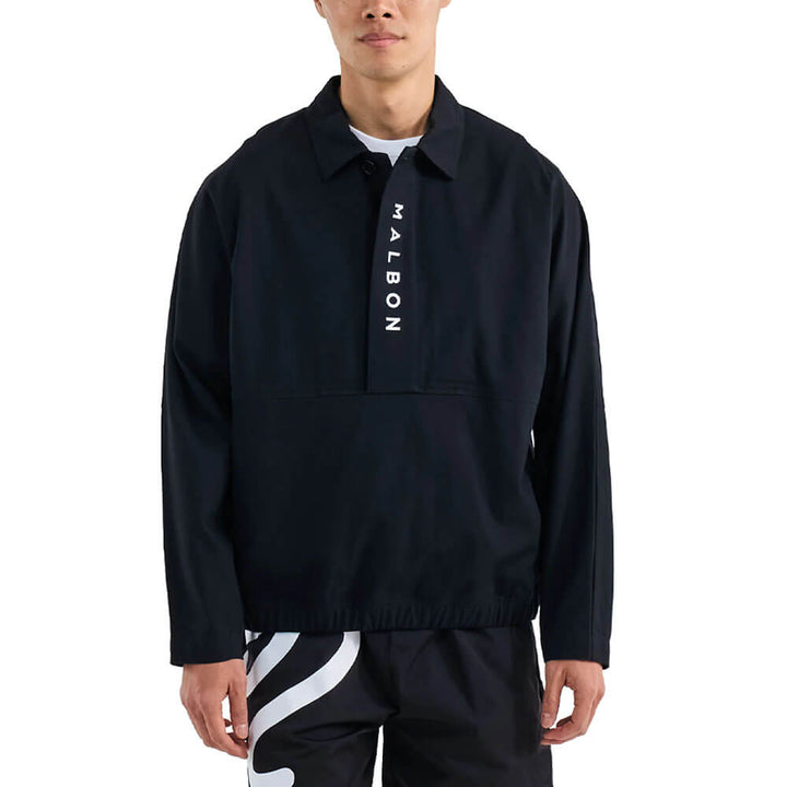 Malbon Club Golf Pullover Black - SS25 Men