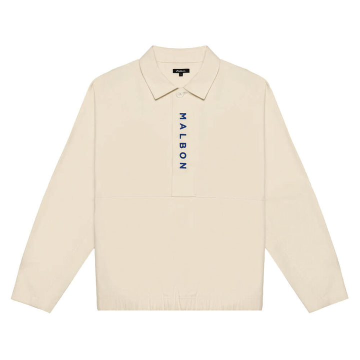Malbon Club Golf Pullover Ivory - SS25 Men