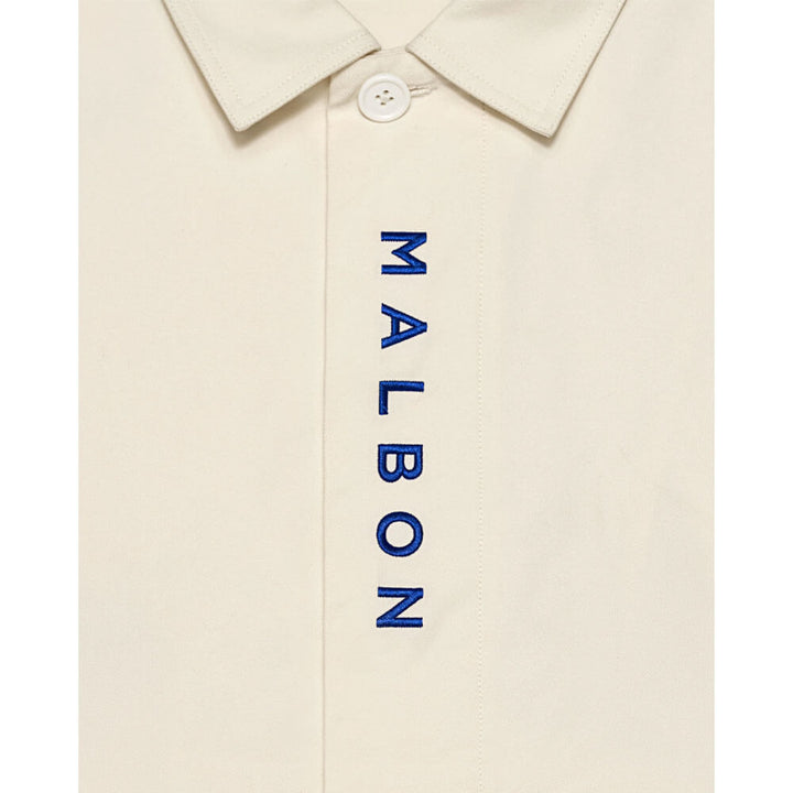 Malbon Club Golf Pullover Ivory - SS25 Men