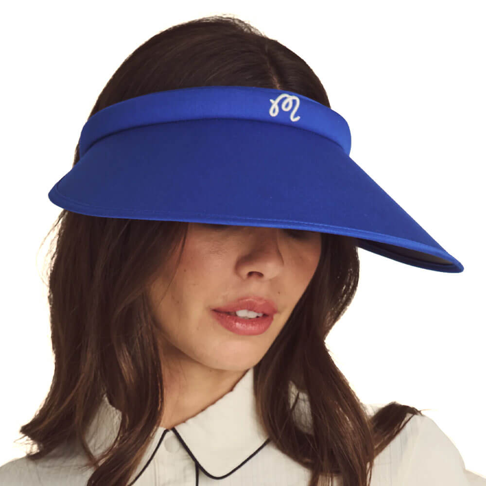 Malbon Claire Golf Visor Blue - SS25 Women