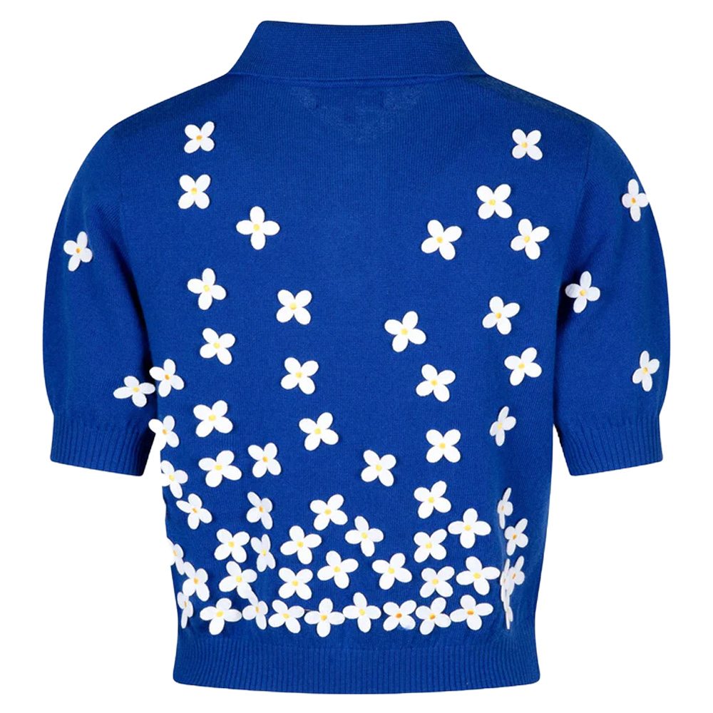 Malbon Lili Golf Polo Blue - SS25 Women