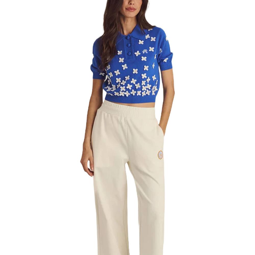 Malbon Lili Golf Polo Blue - SS25 Women