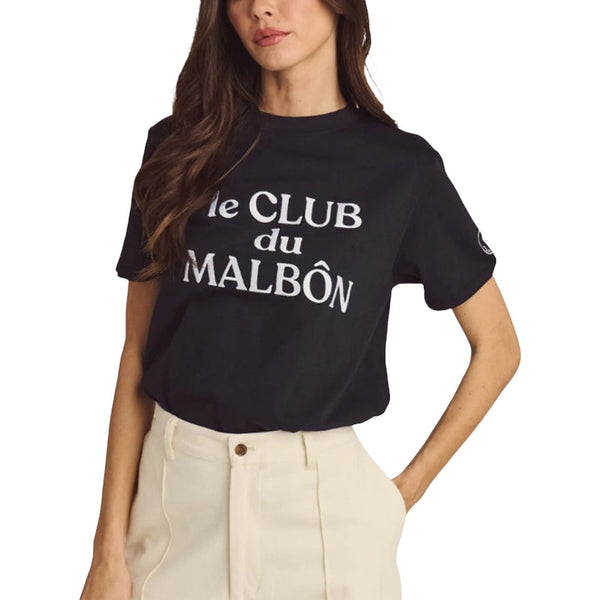 Malbon Cosette Golf T-Shirt Black - SS25 Women