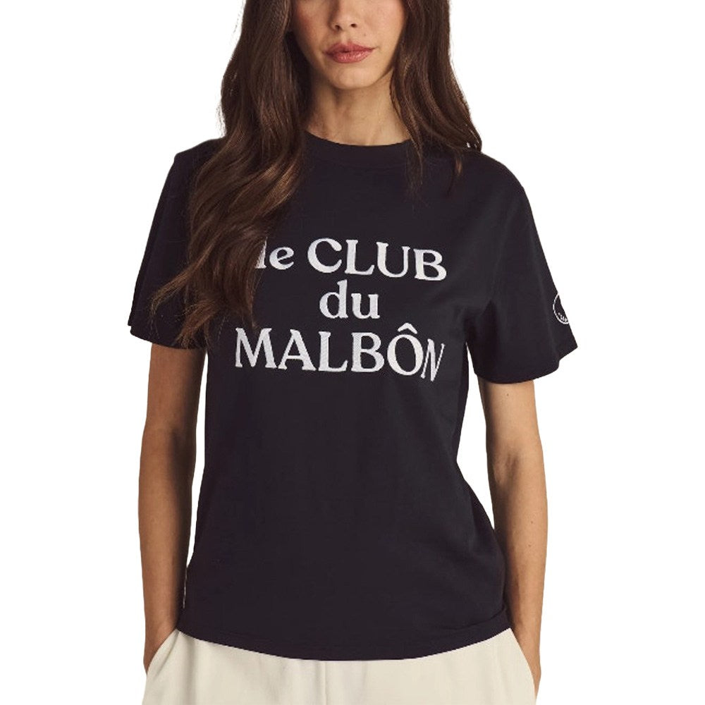 Malbon Cosette Golf T-Shirt Black - SS25 Women – Golfio